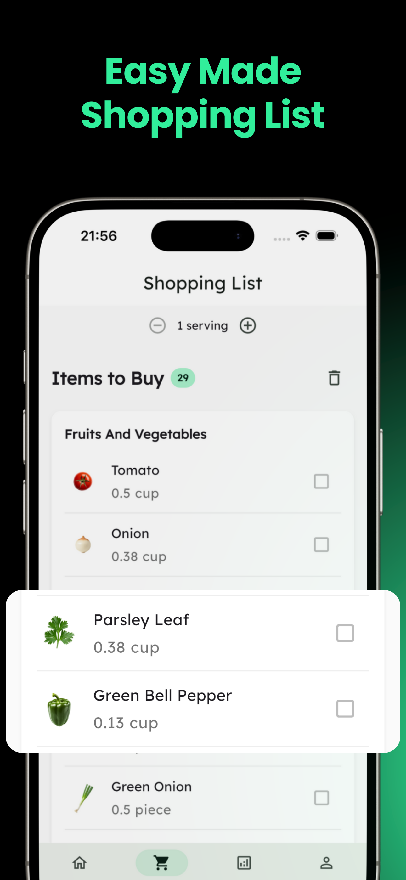 Recipe details with step-by-step cooking instructions